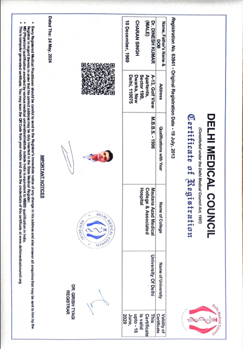 Certificate of Registration